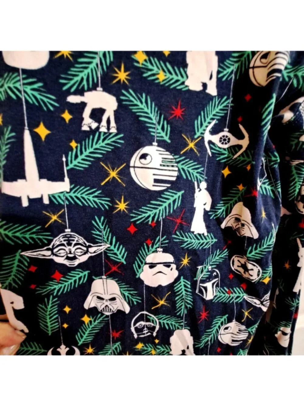 Hanna Andersson Unisex 12 Star Wars Christmas Pajama Set
